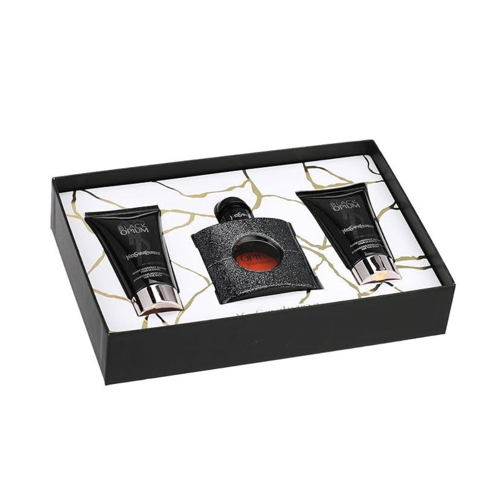 YVES SAINT LAURENT black opium set - 3pc