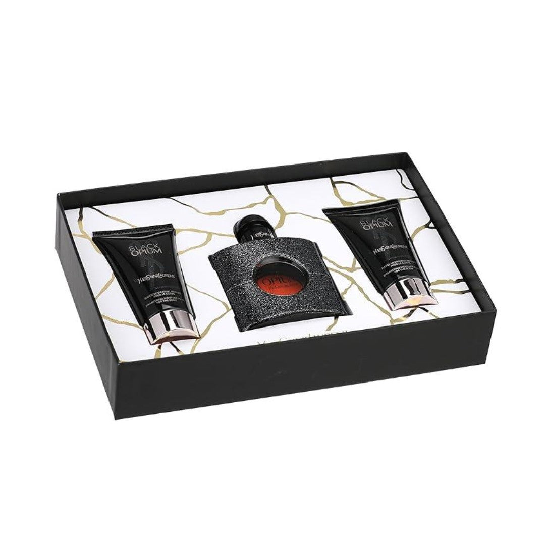 YVES SAINT LAURENT black opium set - 3pc